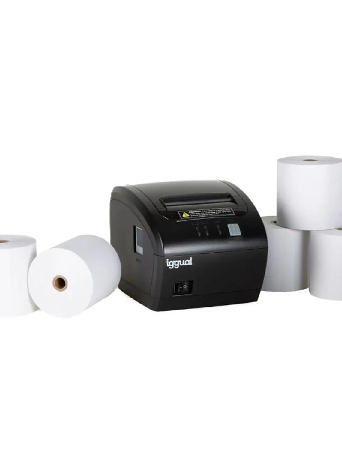 Kit impresora térmica tickets TP EASY 80 + 5 rollo 1