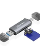 Aisens Lector SD MSD MMC RS-MMC MMC Micro USBC y A - Miniatura 1