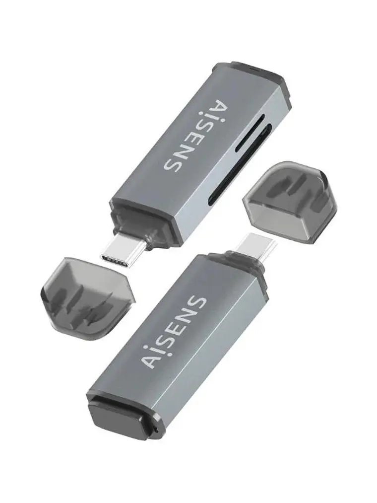 Aisens Lector Tarjetas SD MSD MMC RS-MMC MMCM USBC 3