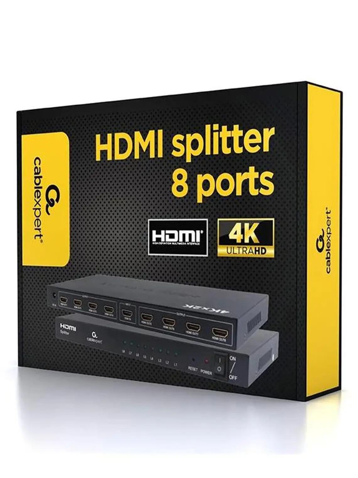 Gembird Divisor HDMI de 8 puertos Admite vídeo 3D 2