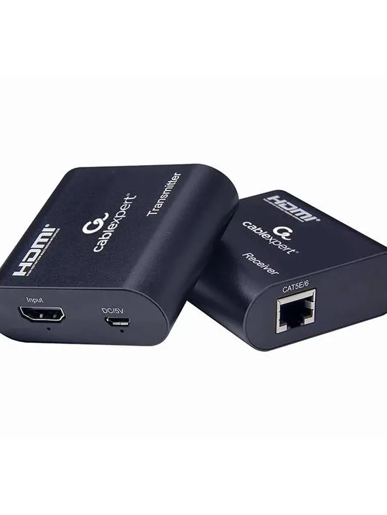Gembird Extensor HDMI, 60 m, por cable LAN CAT6 1