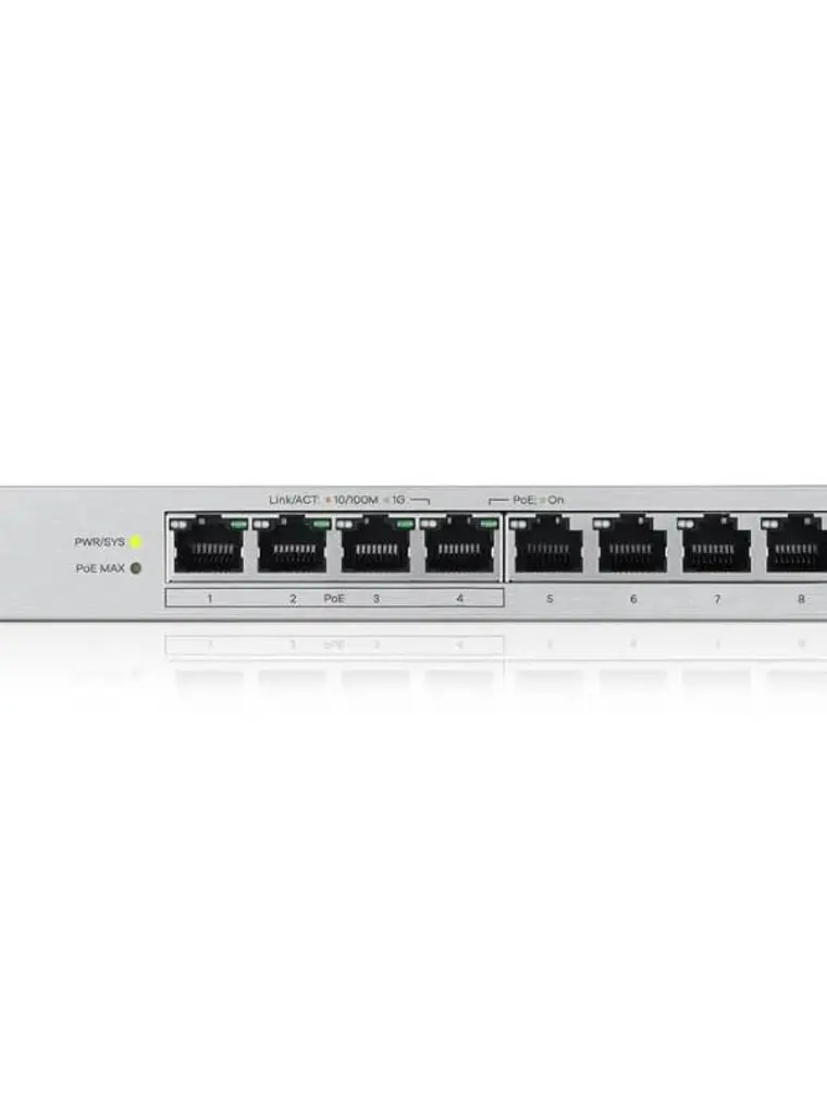 ZyXEL GS1200-8HPv3 Switch 8xGb (4xPoE+) 68W 3