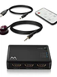 EWENT EW3730 Switch HDMI 4K 3x1con mando distancia - Miniatura 1
