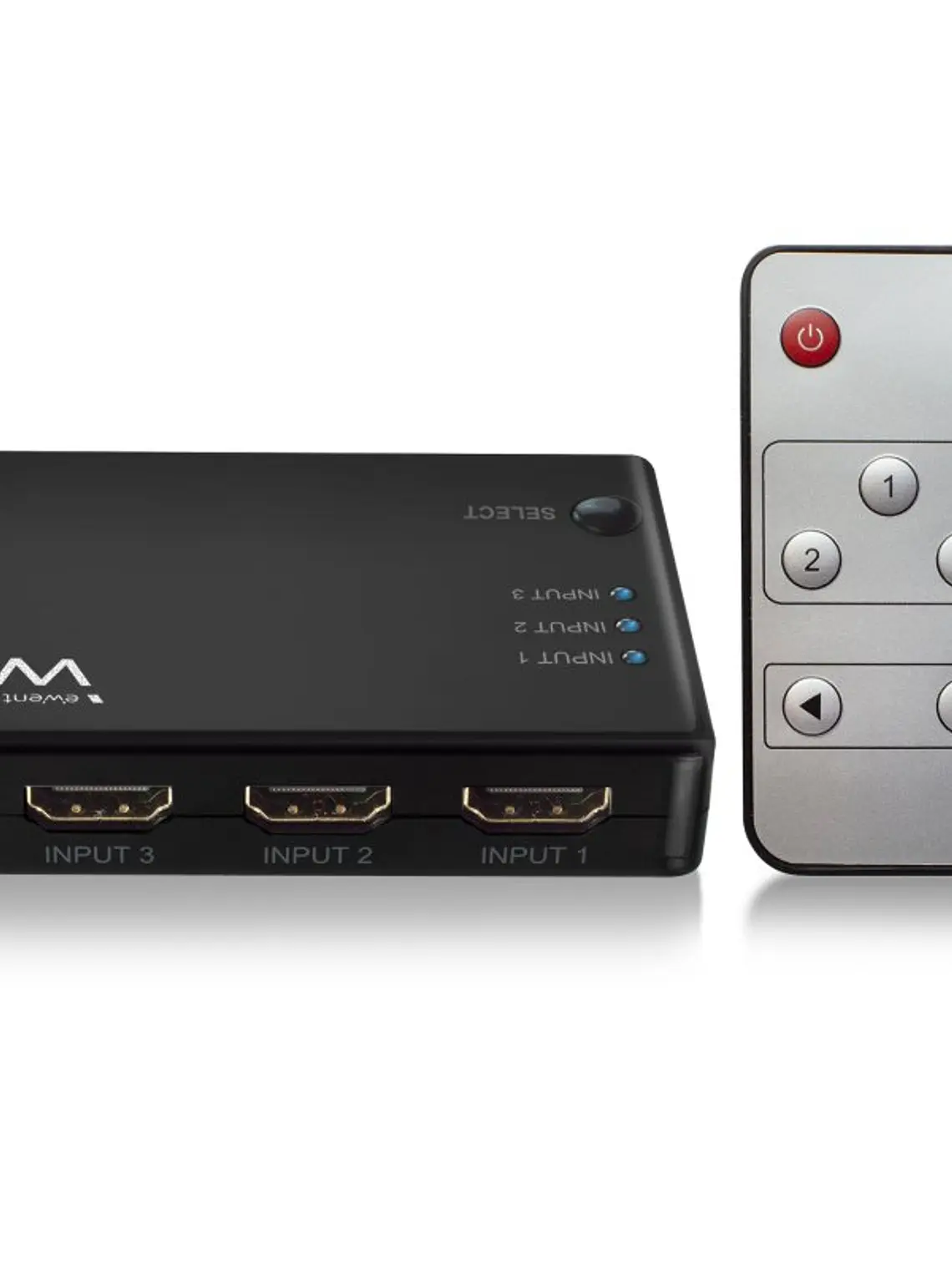 EWENT EW3730 Switch HDMI 4K 3x1con mando distancia 3