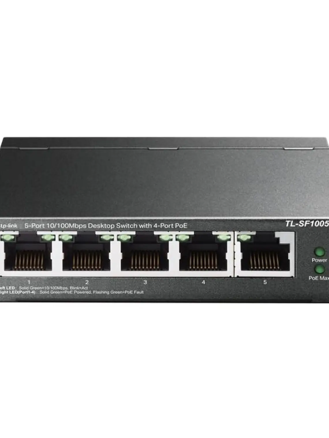 TP-Link TL-SF1005LP Switch 5x10/100 4xPoE 41W 1