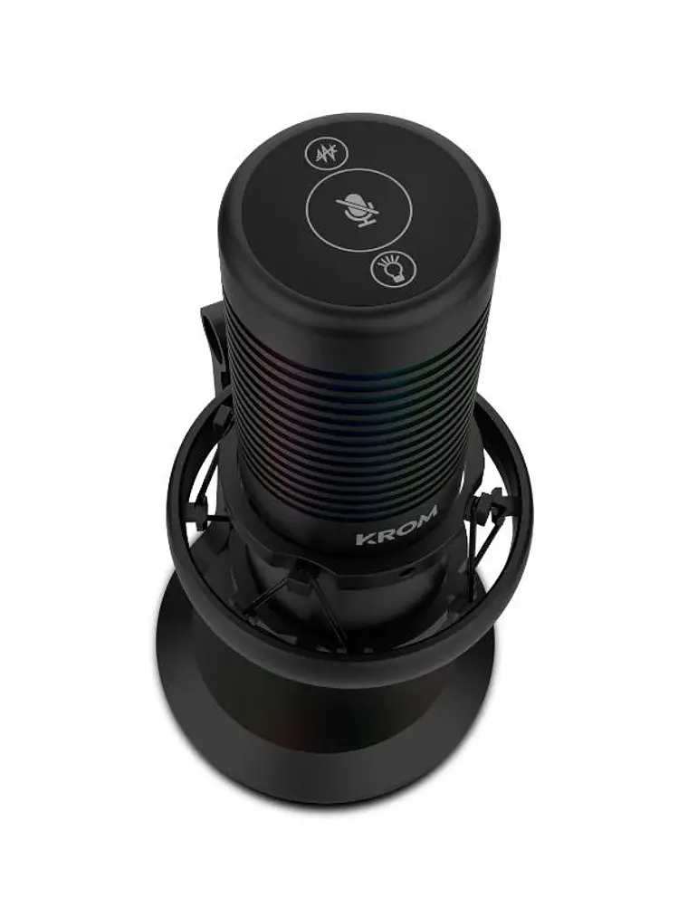 KROM Microfono KAZE Streaming Rgb 3