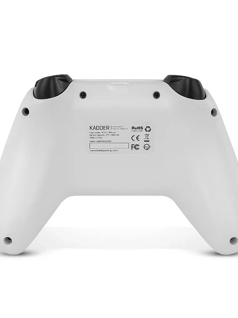KROM Gamepad KADOER Wireless Mult Plat. 5.0 Blanco 2