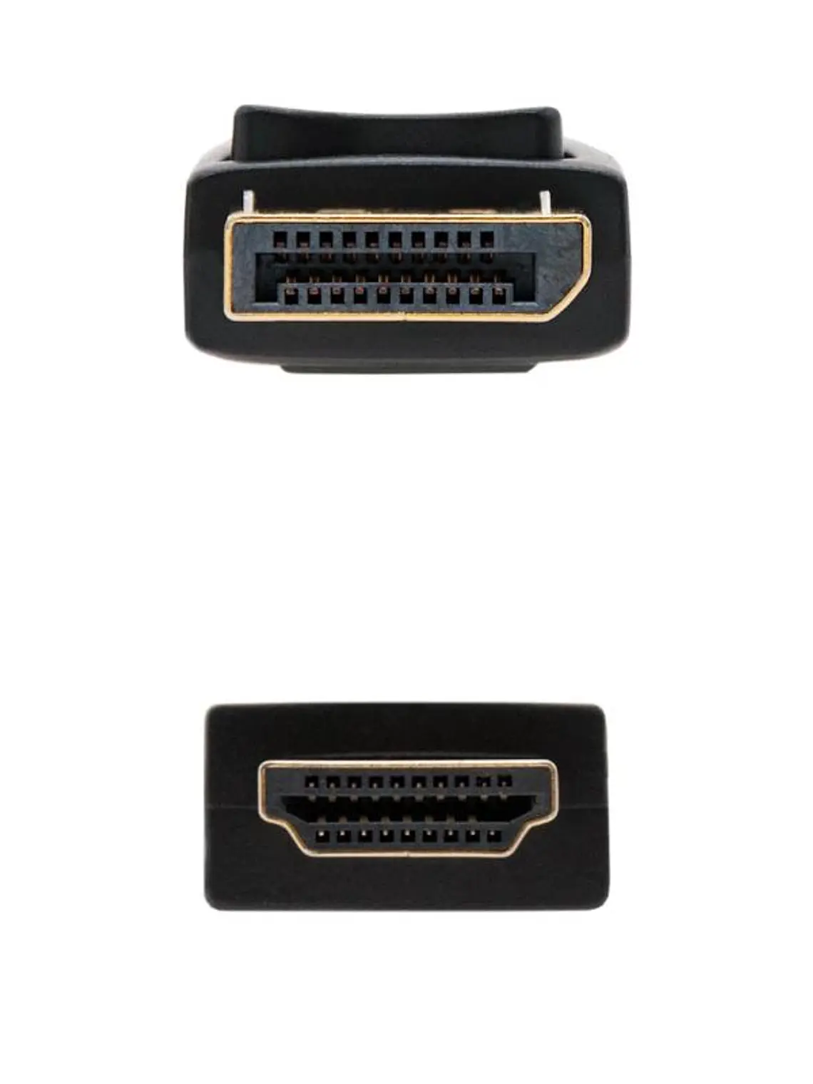 Nanocable Cable Conversor DP a HDMI Negro 10m 2