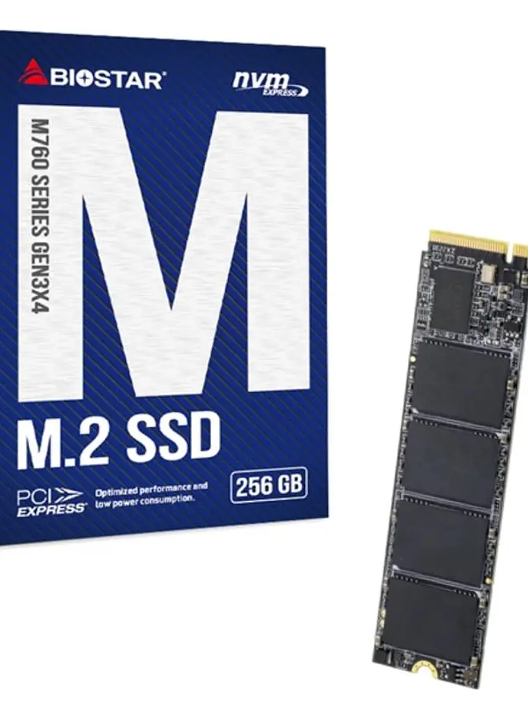 Biostar SSD M760 256Gb Pcie Gen3x4 NVMe 1.3 1