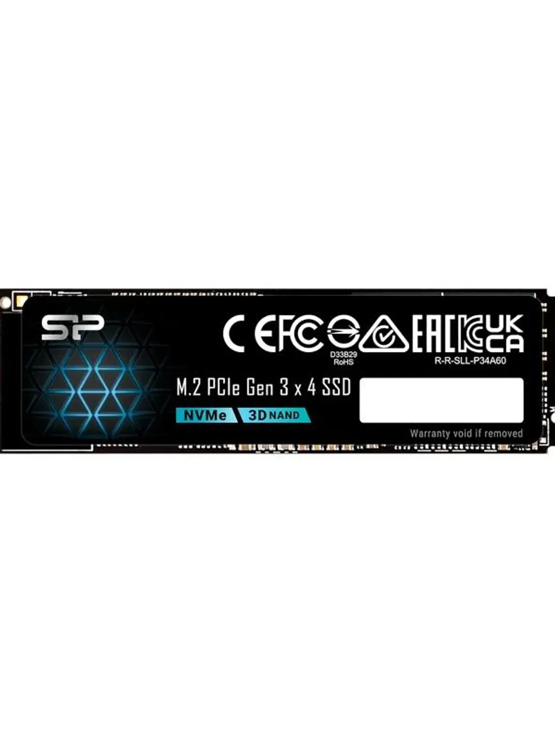 SP P34A60 128GB SSD M.2 PCIe Gen3x4 Nvme 1