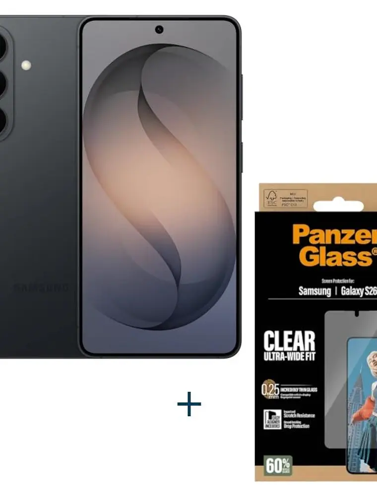 Samsung Galaxy S26 5G 256Gb EE Black + Prot Panzer 1