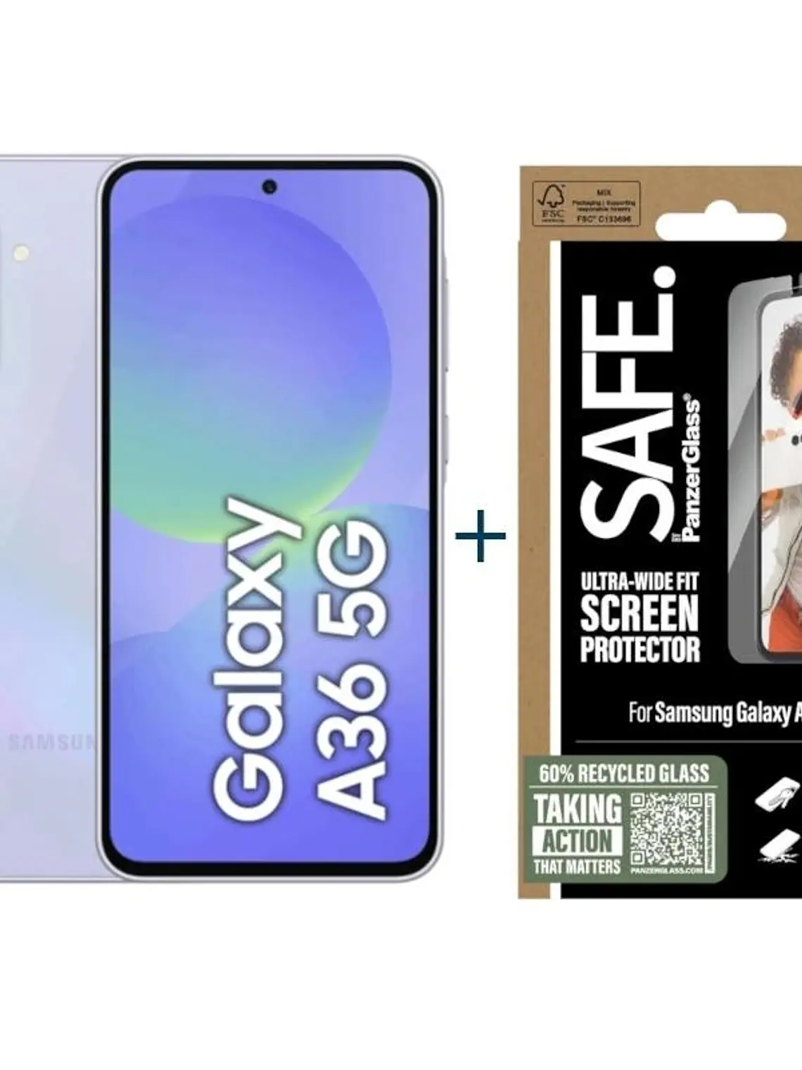 Samsung Galaxy A36 256GB 8GB Lavander+Prot SAFE 1