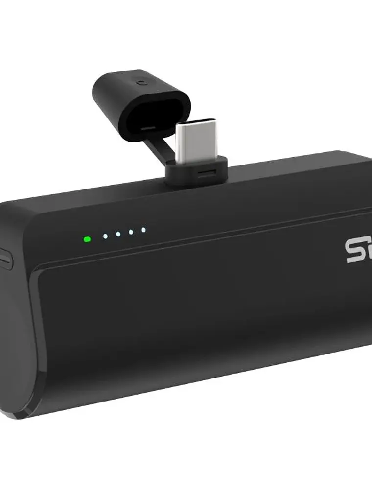 SP Powerbank QD50 5.000mAh Negro TipoC 1