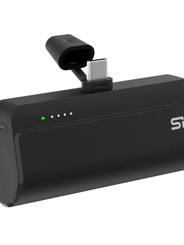 SP Powerbank QD50 5.000mAh Negro TipoC 3