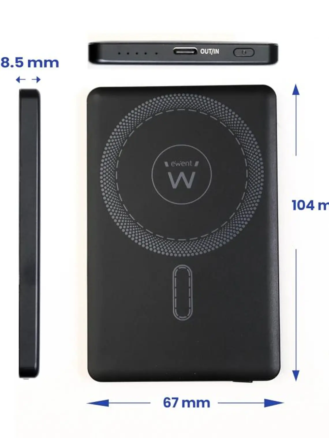 EWENT POWERBANK SLIM 5000mAh MagSafe PD 20W 2