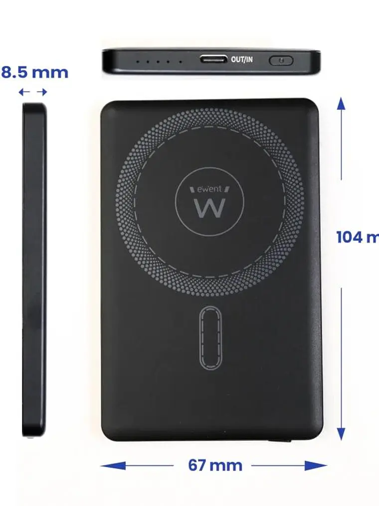 EWENT POWERBANK SLIM 5000mAh MagSafe PD 20W 2
