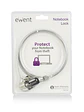 EWENT EW1242 Cable de Seguridad con llave - Miniatura 2