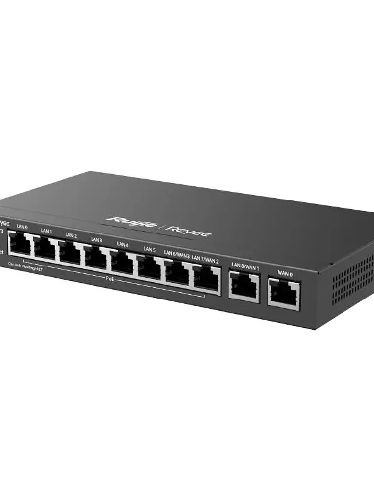 Reyee 10-Port Gigabit Cloud-Managed Gateway, 8 x P 3