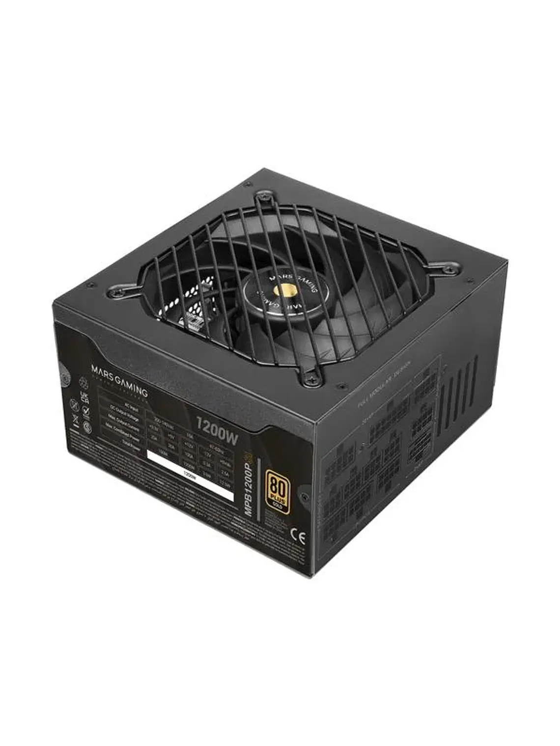 Mars Gaming Fuente MPB1200PSI 1200W 80Plus Gold Ng 3