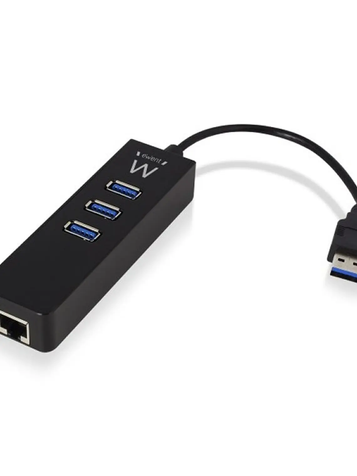 EWENT EW1140 Hub 3 puertos 3.1+ 1Gbps 1
