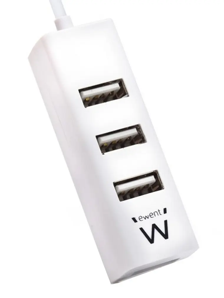EWENT EW1122 MINI-HUB USB 4 PUERTOS BLANCO 2
