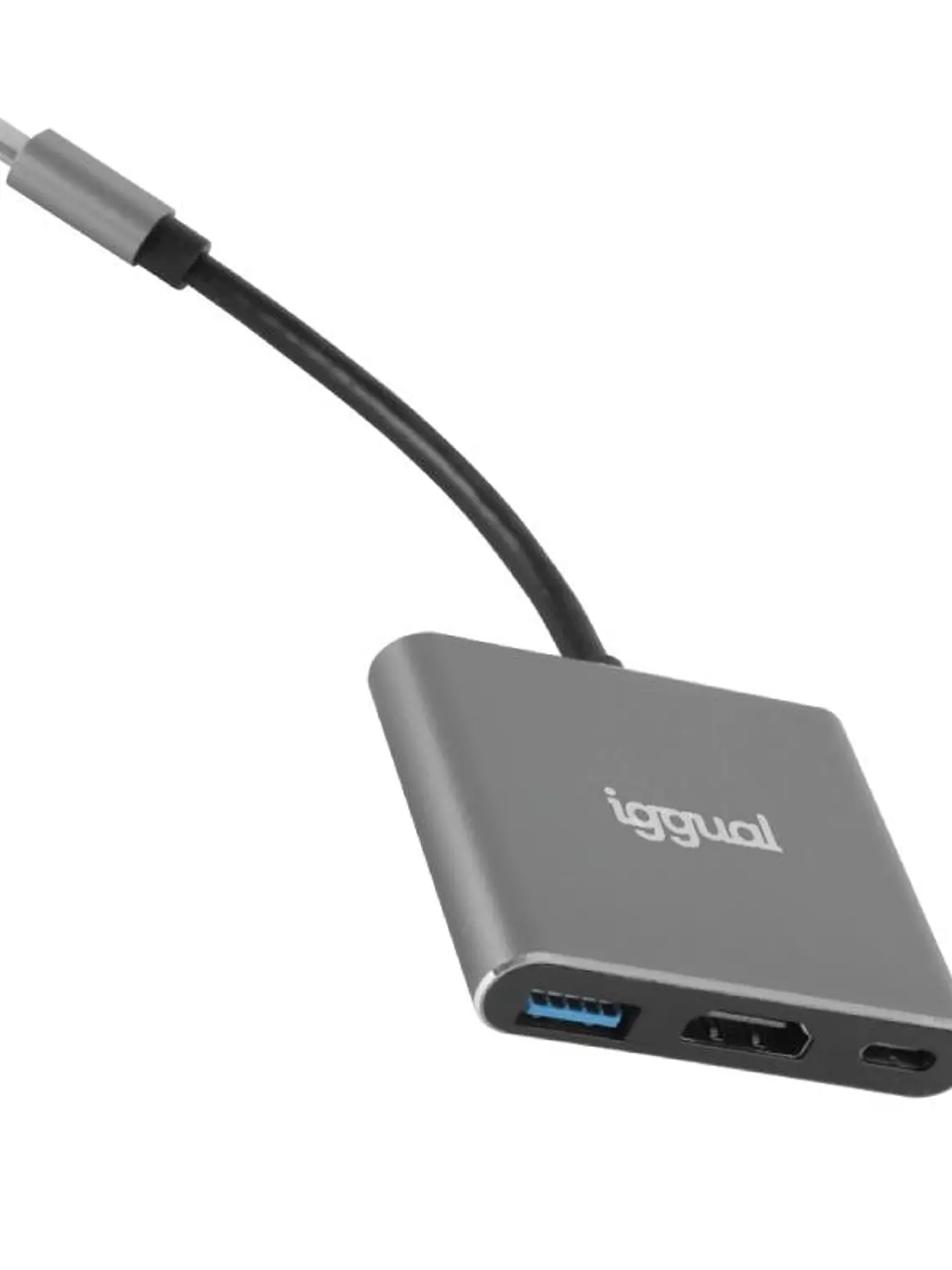 iggual Hub tipo C 3 en 1 HDMI USB3.0 PD100W 1