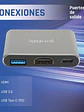 iggual Hub tipo C 3 en 1 HDMI USB3.0 PD100W - Miniatura 2