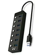 EWENT Hub usb-usb-c 7 ptos interruptor c/alimen. - Miniatura 1
