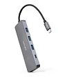 Nanocable HUB USB-C a 3xUSB 3.0/H+1xUSB-C/H - Miniatura 1