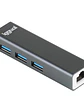 iggual Hub USB-A 3 puertos USB 3.0 + RJ45 Gigabit - Miniatura 3