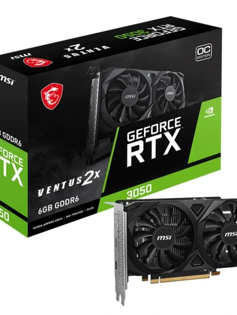 MSI VGA NVIDIA RTX 3050 VENTUS 2X E 6G OC DDR6 1