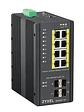 Zyxel RGS200-12P Switch POE Gest DIN 240W IP30 - Miniatura 3