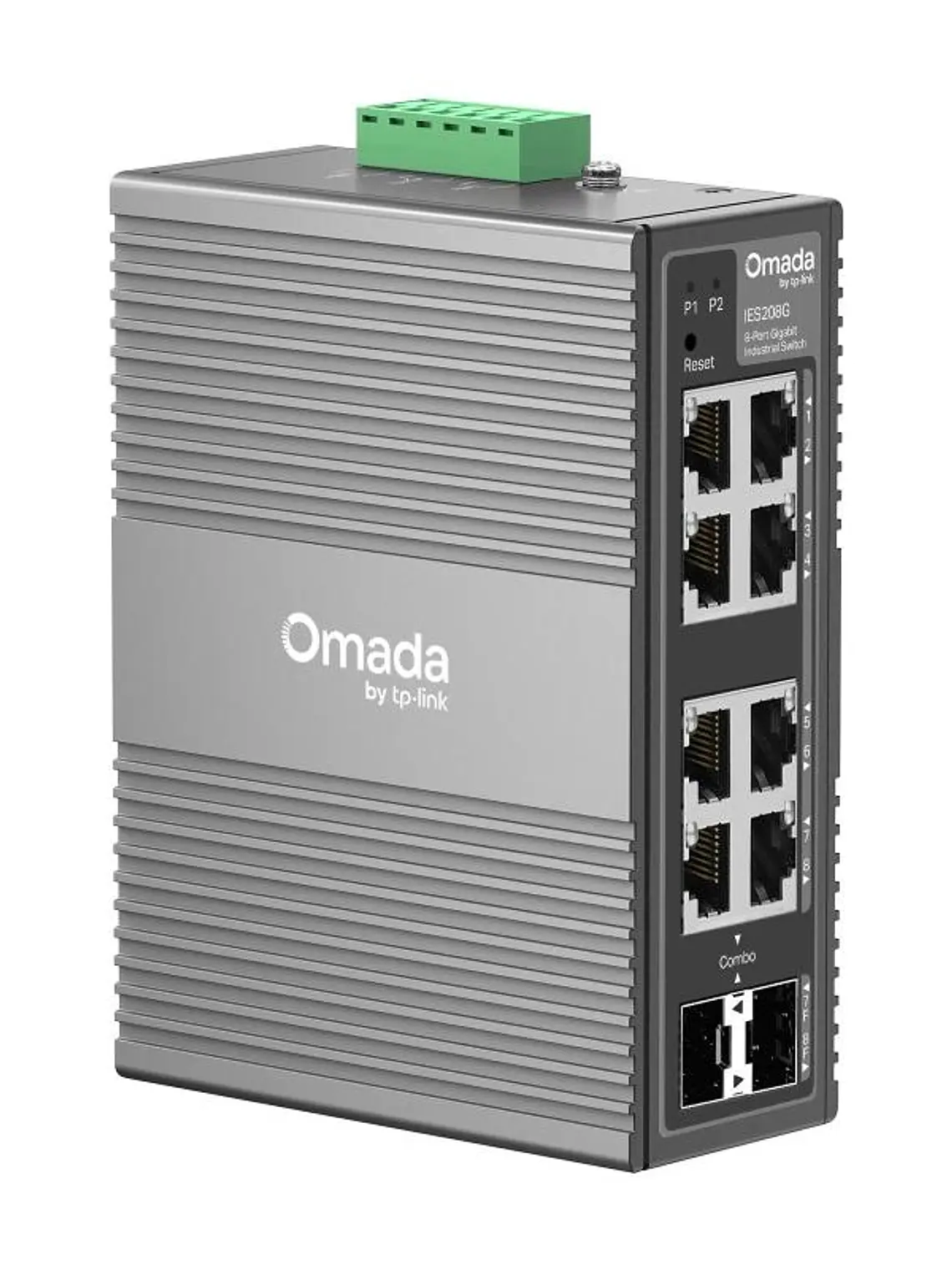 TP-Link IES208G Switch Industrial 6xG 1xSFP 2xCom 3