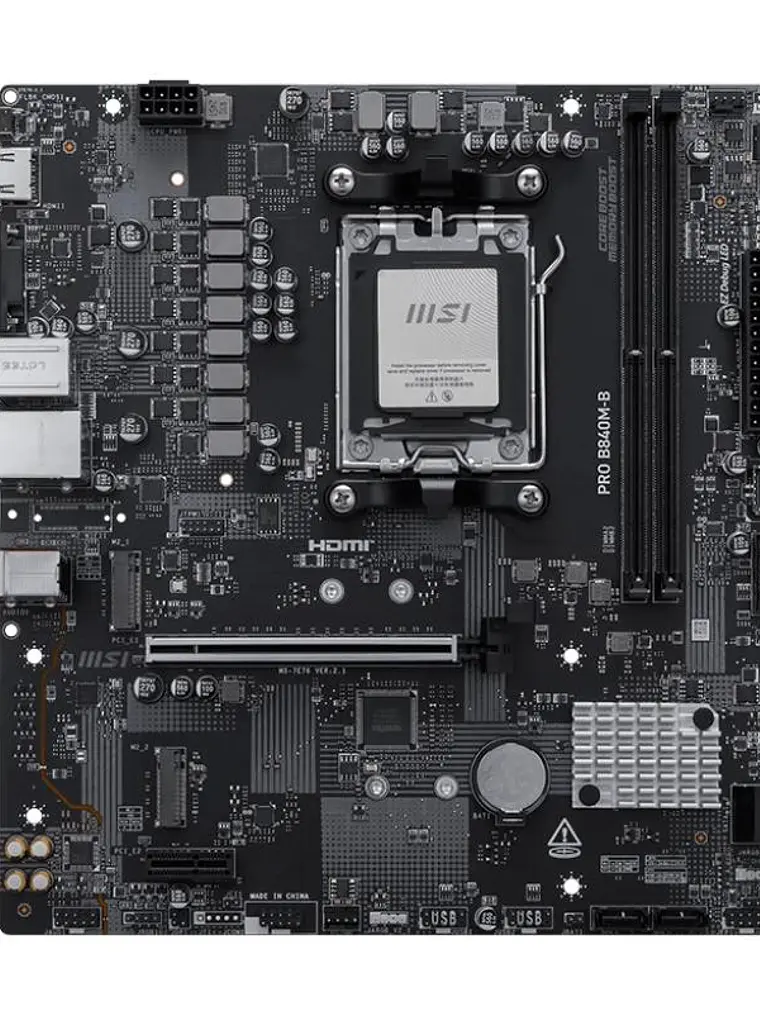 MSI Placa Base PRO B840M-B DDR5 mATX 2