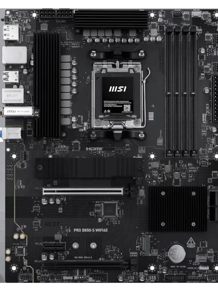 MSI Placa Base PRO B850-S WIFI6E DDR5 ATX AM5 2