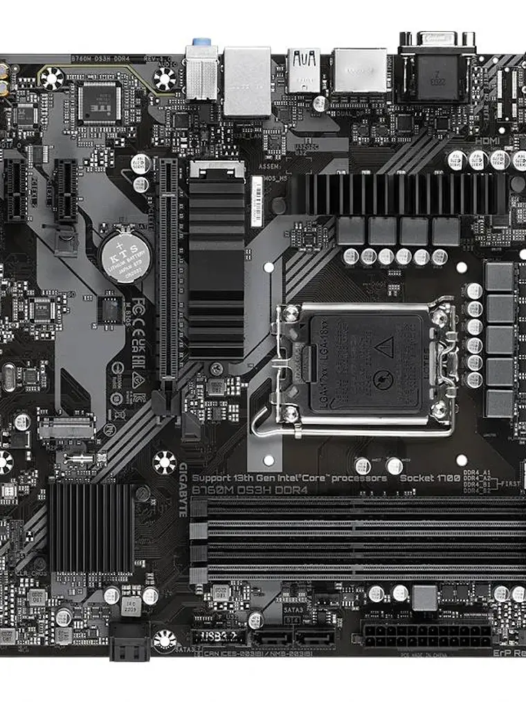 Gigabyte Placa Base B760M DS3H DDR4  mATX LGA1700 2