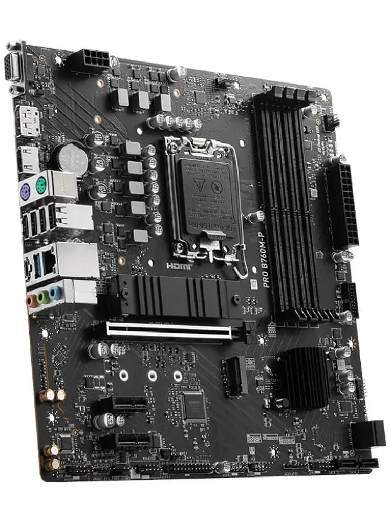 MSI Placa Base PRO B760M-P DDR5 mATX LGA1700 3