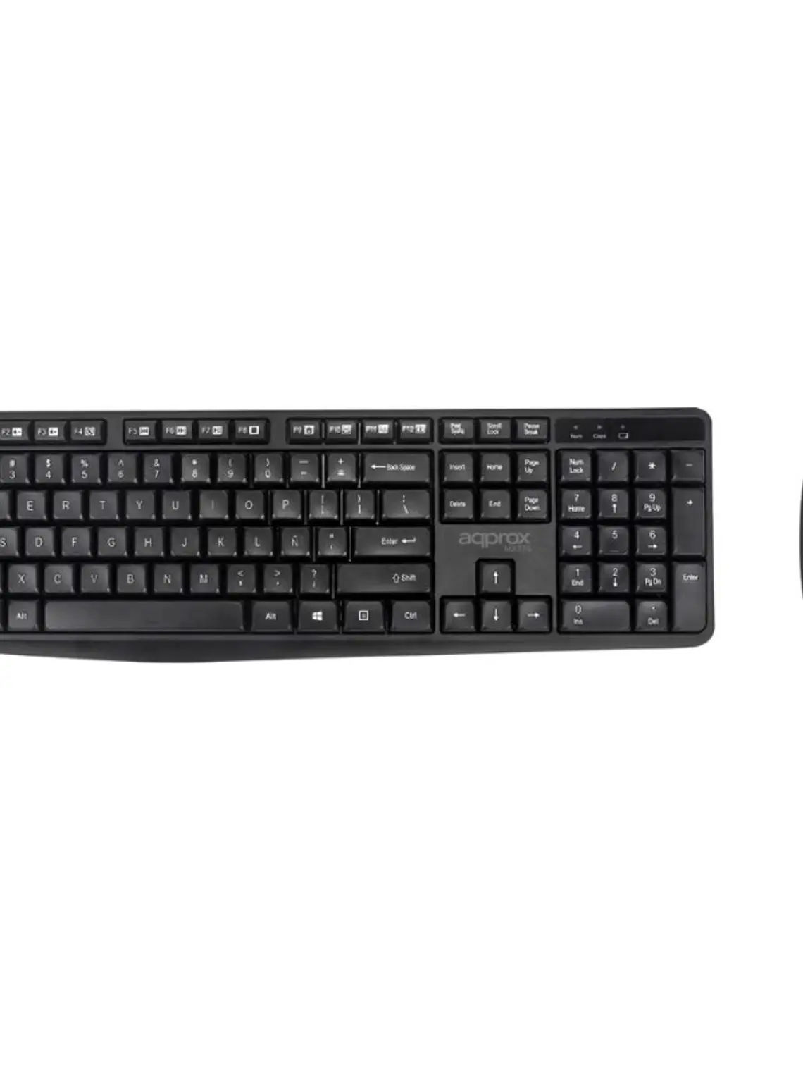 approx! MK335 Kit Teclado+Ratón 2.4GHZ Negro 1