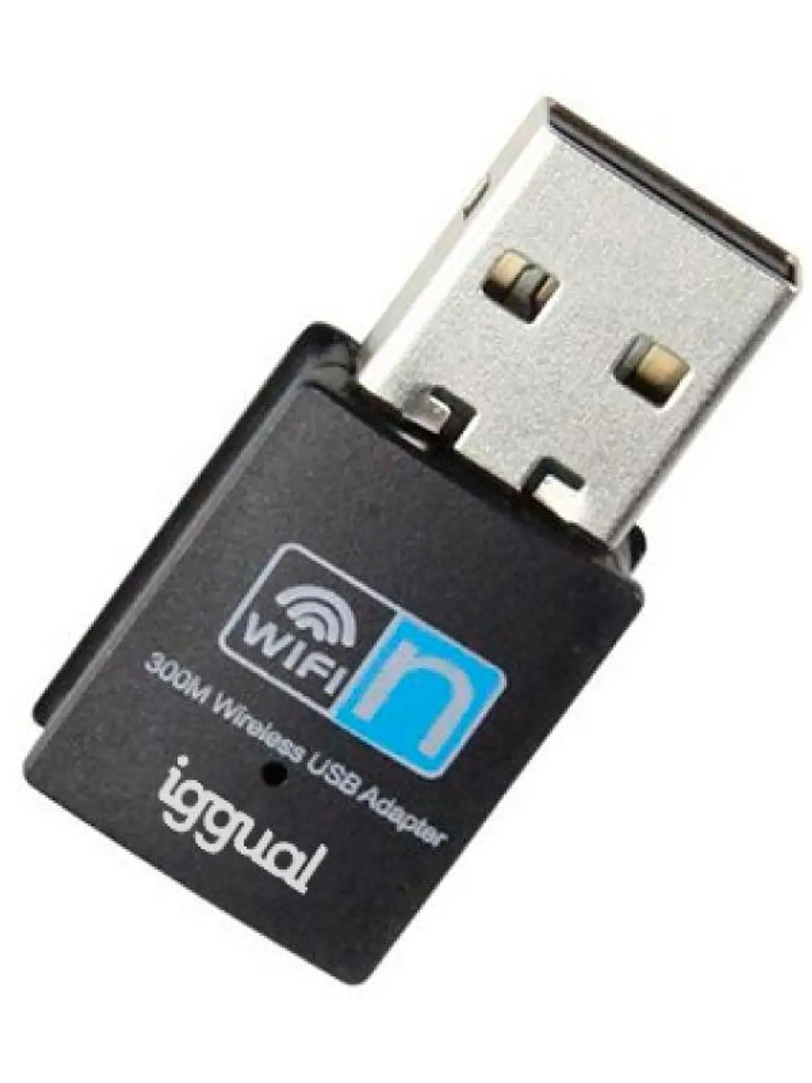 iggual Adaptador USB Wifi 300 Mbps mono 2.4GHz 1
