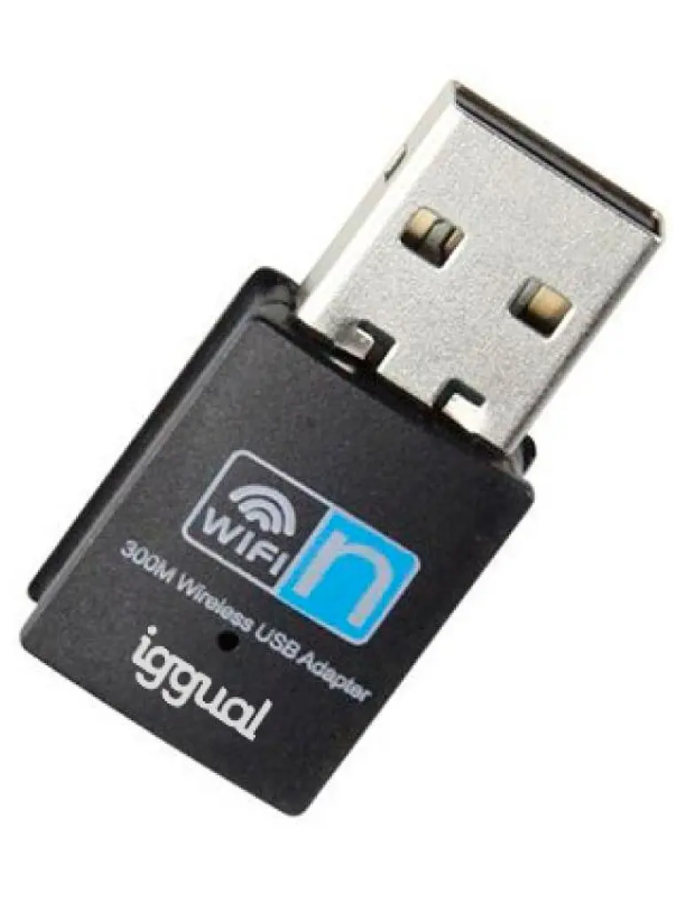 iggual Adaptador USB Wifi 300 Mbps mono 2.4GHz 2