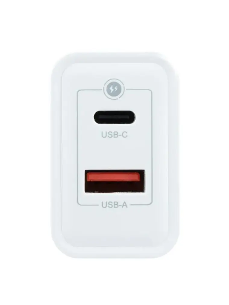 Coolbox Cargador Pared GAN 45W USB-C/USB-A 2