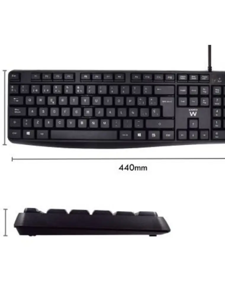 Ewent EW3006 kit teclado+ raton escrit. silenciosa 4