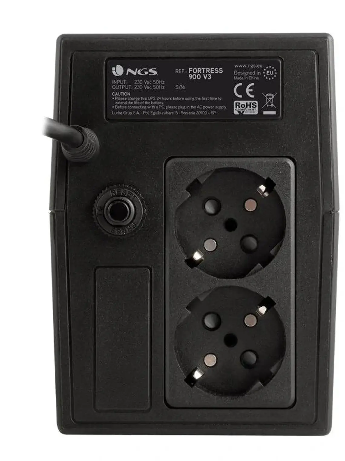 NGS Sai FORTRESS 900V3, UPS 360W - AVR 2 SHUCKO 4