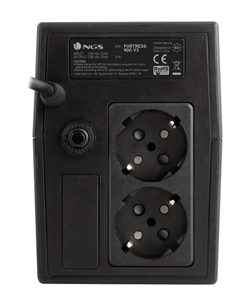 NGS Sai FORTRESS 900V3, UPS 360W - AVR 2 SHUCKO 4