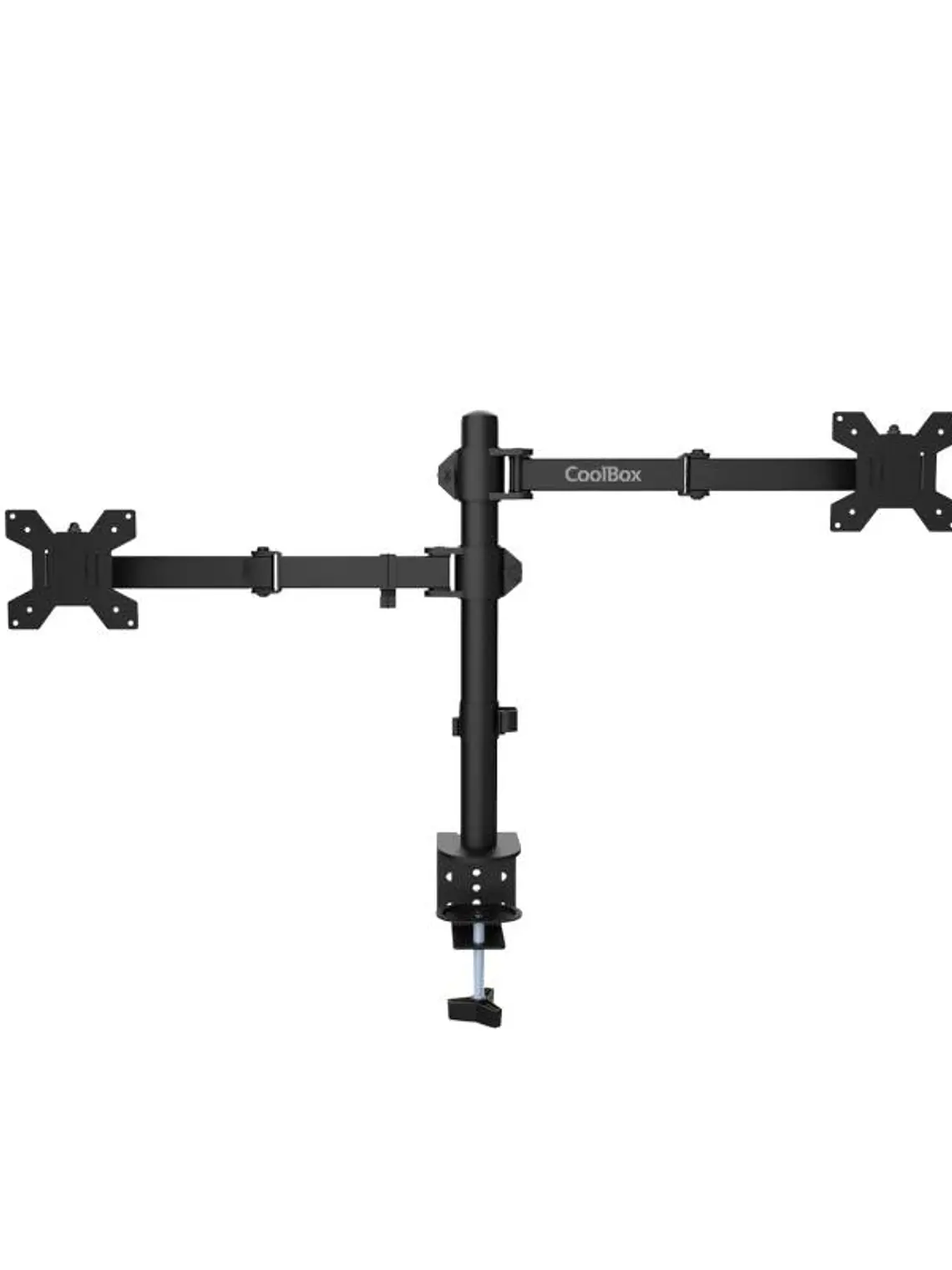 COOLBOX Soporte Monitor+Portátil Monobrazo Acero 2