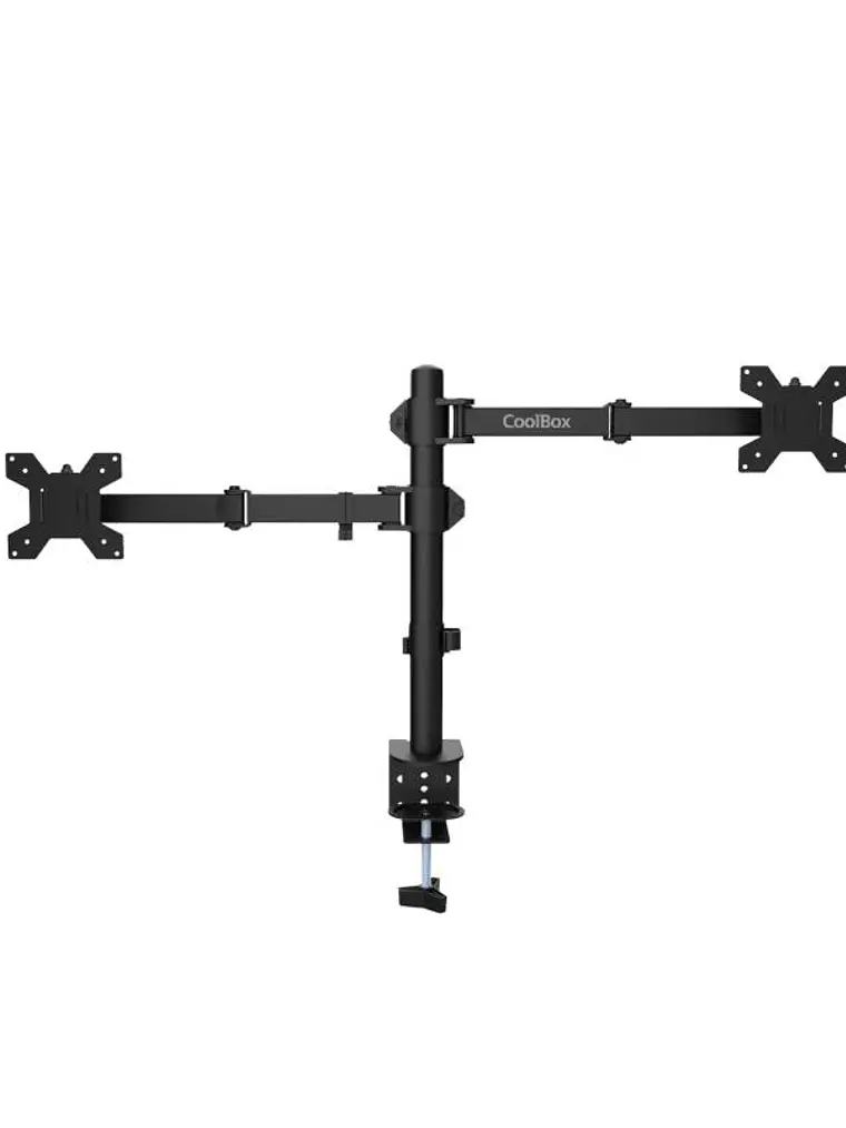 COOLBOX Soporte Monitor+Portátil Monobrazo Acero 2