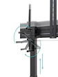Tooq FS20406HM-B Soporte ruedas Aquiles 60-100