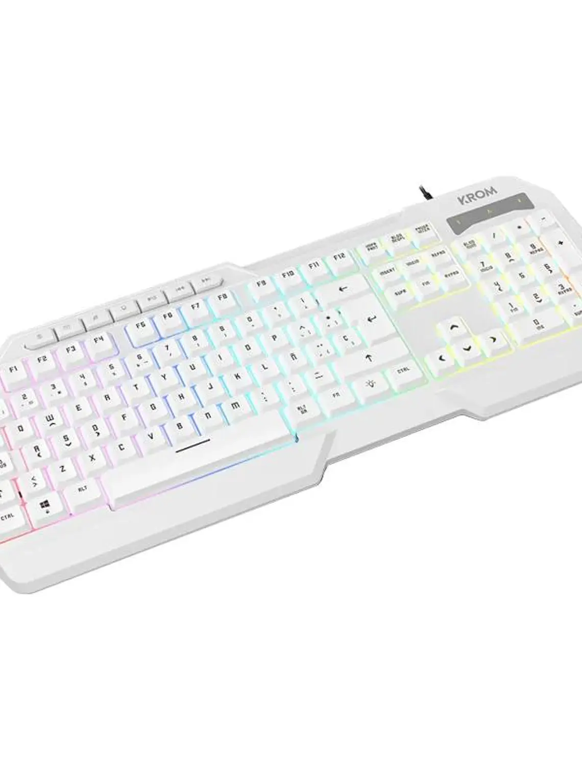 KROM KENTA PC Combo Gaming 4 en 1 RGB Blanco 2