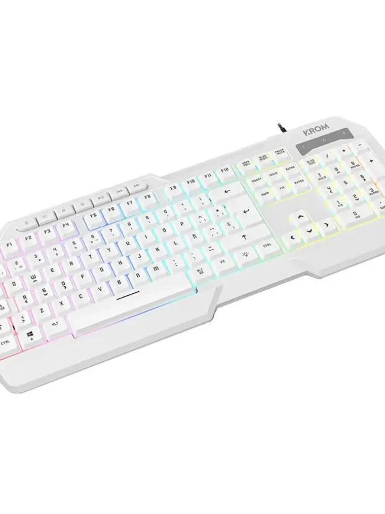 KROM KENTA PC Combo Gaming 4 en 1 RGB Blanco 2