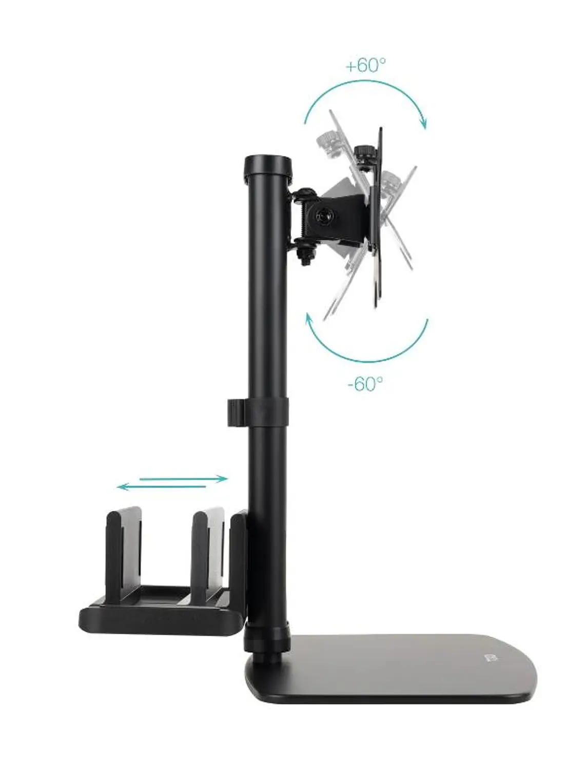 Tooq DB1127TN-B Soporte mesa Monitor+Minipc 17-27 2
